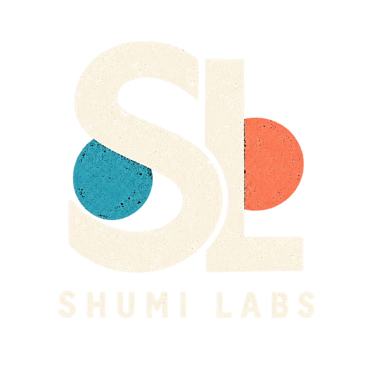 Shumi Labs hand-printed SL studio mark
